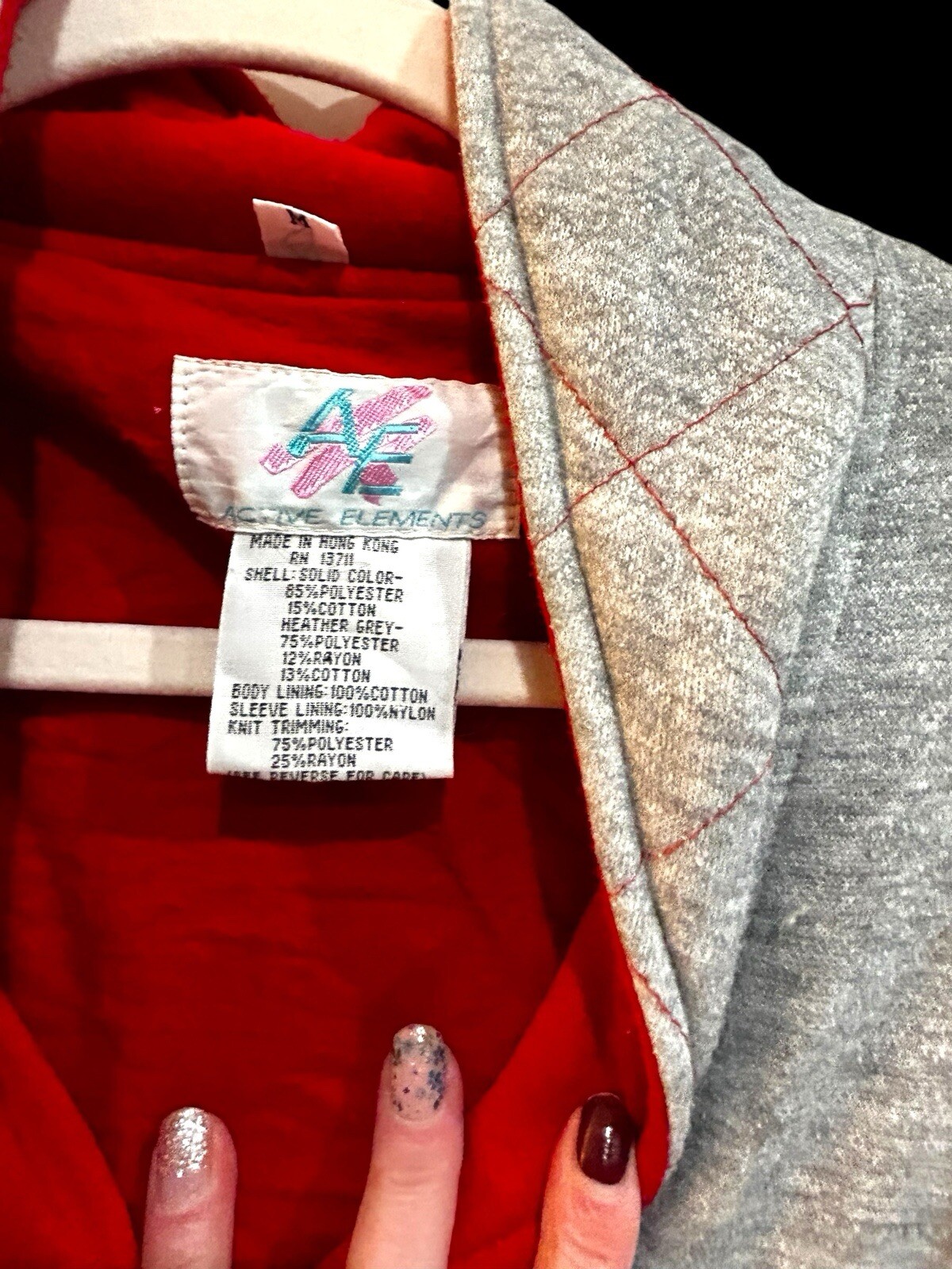 Vtg Active Elements Women's Button-Up Sweatshirt … - image 4