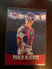 Pablo Aliendo Signed 2022 South Bend Cubs Team Set Auto Rc Chicago Cubs # 02