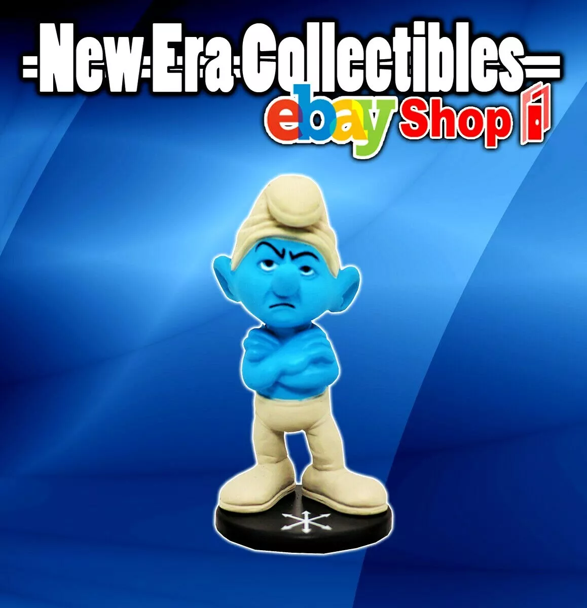 The Smurfs Tag-Athon Collectible Game Series Gouchy Smurf Single Figure  Neca