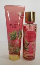 2 PCS VICTORIA'S SECRET PINEAPPLE HIGH FRAGRANCE MIST BODY SPRAY  BODY LOTION