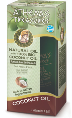 Athenas Treasures Natural Coconut Oil, 50ml