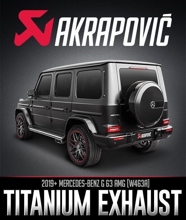 AKRAPOVIC アクラポビッチ ベンツ G63 エキゾースト サウンドキット Akrapovic Exhaust for G63 G4x4 - TAG Motorsports