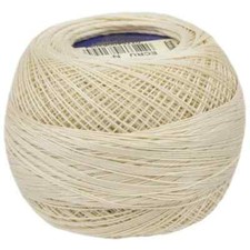 DMC Cordonnet Crochet Cotton Thread - Size 20 Ecru - 174 Yard Ball