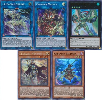 Yugioh Crusadia Budget Deck - Gameciel - Equimax - Maximus - Reclusia - 55 Cards