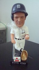 STEVE KEMP AUTOGRAPHED WEST MICHIGAN WHITECAPS BOBBLEHEAD SGA 8/12/11 DETROIT