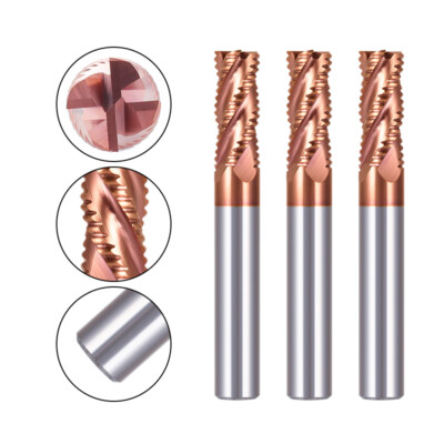 VHM-Schruppfräser 4Zähne Ø4-12 mm HRC=55 CNC-HPC Schaftfräser Maschinenwerkzeuge