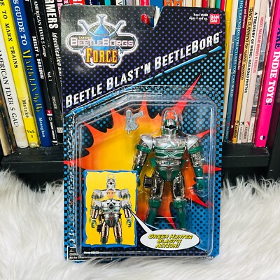 Sabans Beetleborgs Force Beetle Blast'n Beetlleborg Green Hunter