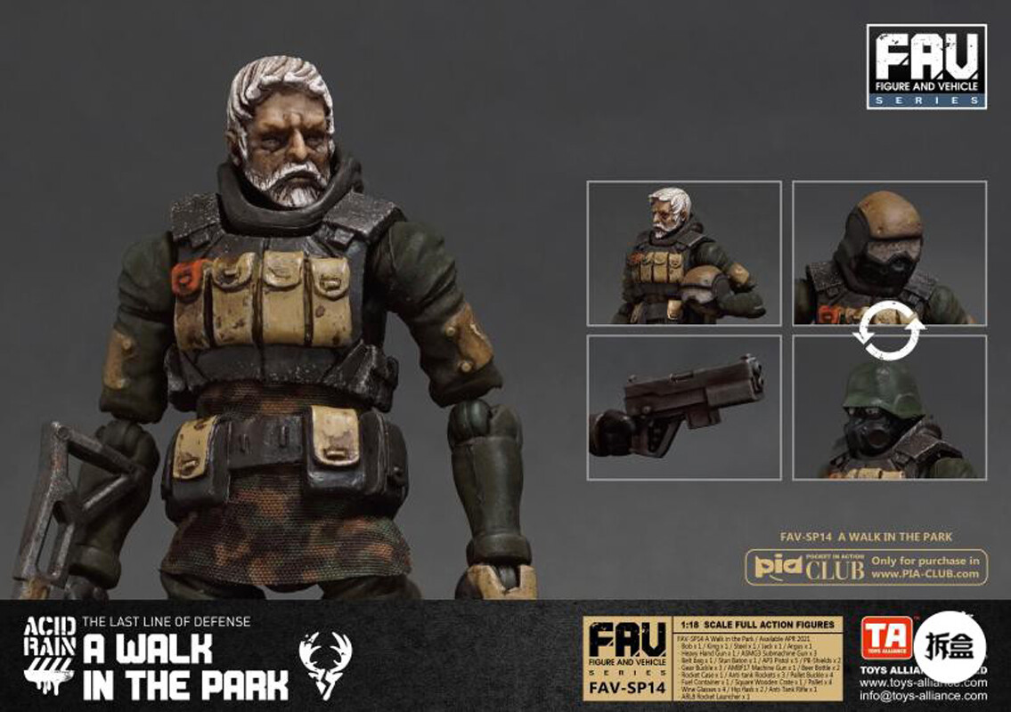 アシッドレイン　FAV-SP14 A Walk in the Park The War Of Acid Rain FAV-SP14 A Walk IN The Park Figures H3