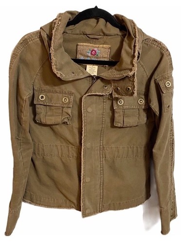 B.B. Dakota Brown Cargo Field Jacket Size Small