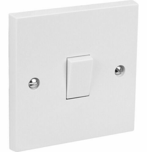 5x 1 Gang 2 Wege Single Gang Lichtschalter 10A - 250V **UK Marke** Hochwertig - Bild 3 von 3