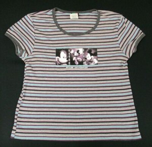 tee shirt rayé noir et blanc femme