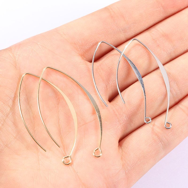 French Earring Hooks V-Shaped Ear Hook Wire Settings Jewelry Making  Earring