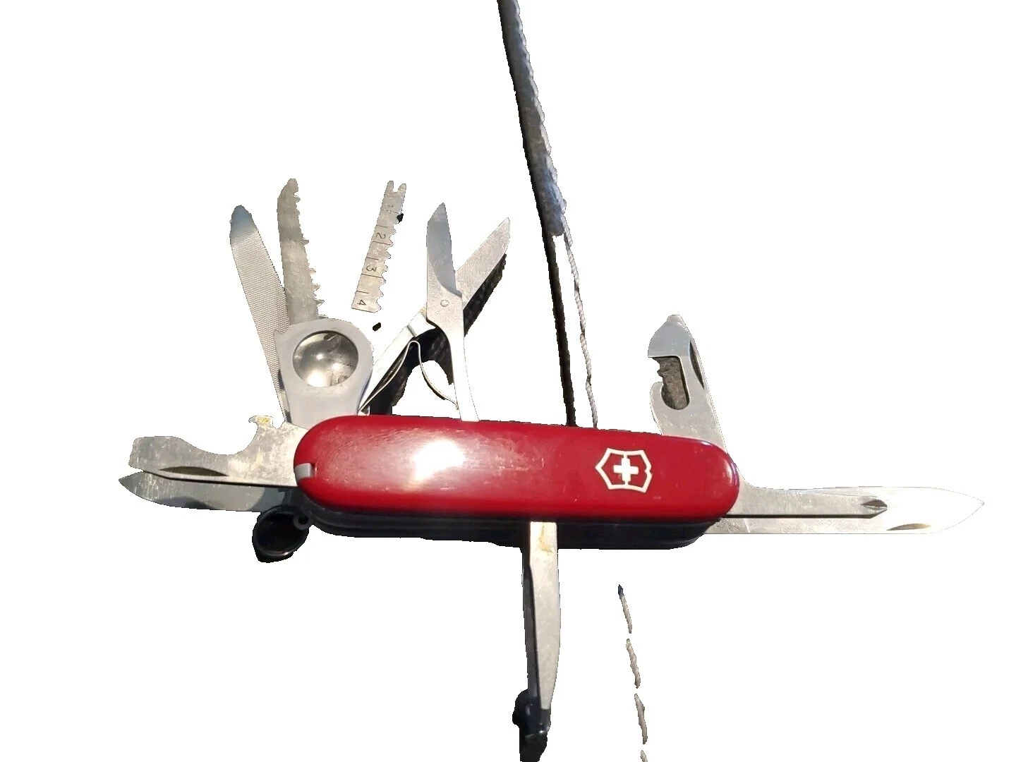 Victorinox Stainless Steel Blade Collectible Folding Knives Leather Handle