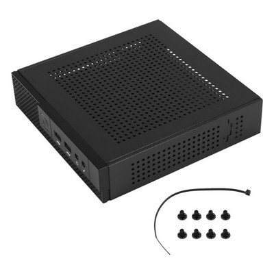 2X(ITX Computer Case TX02 Desktop Case Industrial Control HTPC Case Y4G4)1834