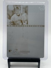 1998 Pinnacle Barry Bonds Cyan Printing Plate 1/1 San Francisco Giants HOF