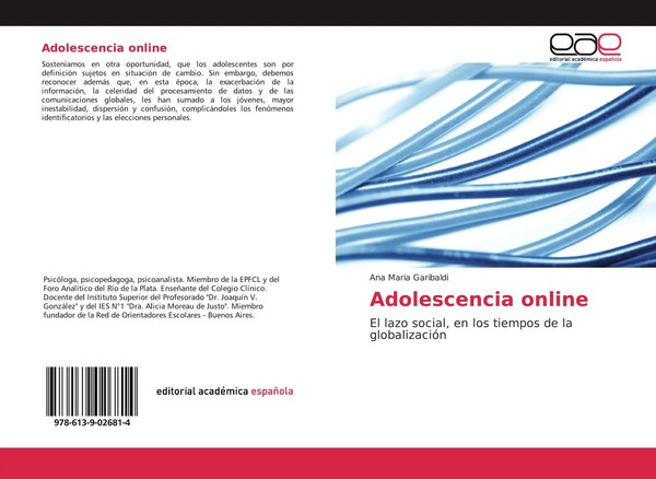 Adolescencia Online El Lazo Social, En Los Tiempos De La GlobalizacióN Garibaldi-image