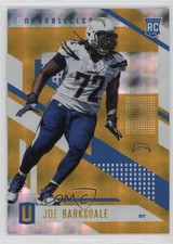 2017 Panini Unparalleled Yellow 105/199 Joe Barksdale #95 6o3