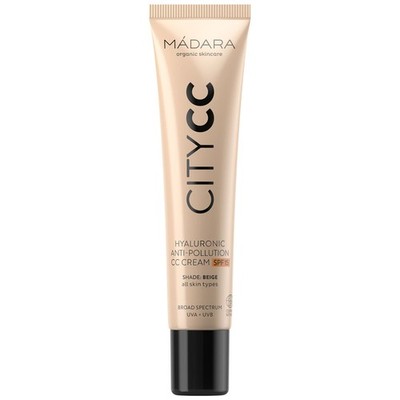 Madara CITY CC Hyaluronic Anti-pollution Creme mit LSF 15   beige 40 ml