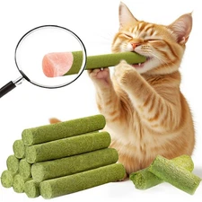 90g/3.17oz Cats Treat Cat Grass Teething Stick Kitten Toy Catnip Toys for Hai...