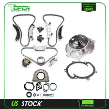 Lower Gasket Set Timing Chain Kit Water Pump For Cadillac SRX Saturn Aura 3.6L