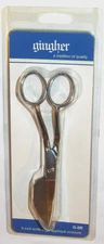 NEW GINGHER 6-INCH KNIFE EDGE APPLIQUÉ SCISSORS! DROP-FORGED/CHROME PLATE~ITALY