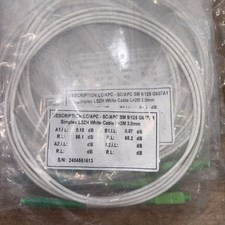 Simplex Patch Cable LC/APC to SC/APC SM, fiber optic cable 2m 7 in Pack