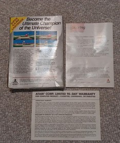 Ballblazer (Atari 7800) - Box & Instructions Manual - NO GAME - READ!