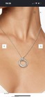 David Yurman 26mm Sterling Silver Crossover Pendant Necklace 36" — photo 5