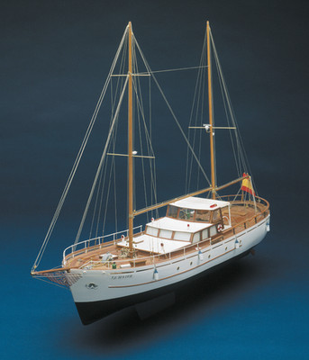 Mantua Models 1/45 Scale Bruma Ocean Going Yacht Model Kit