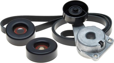 ACDelco Gold ACK061025 Automatic Belt Tensioner and Pulley Kit with Black 