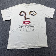 Vintage 1995 Marilyn Monroe Jeans T Shirt White XL Graphic 90s Single Stitch