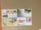 Four after 2000 Israel fdc with nice picture envelope BIRDS and FAUNA st+SS