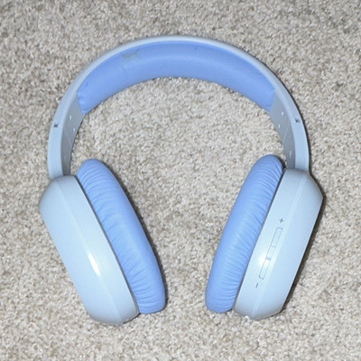 Edifier W600BT Wireless Bluetooth Over-Ear Headband Headphones, Blue