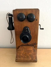 Antique Kellogg Switchboard & Supply Wall Telephone Early 1900s