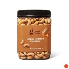 Honey Roasted Cashews - 27oz - Good & Gather