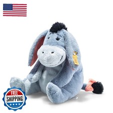 Steiff Disney Originals Winnie The Pooh Eeyore Stuffed Animal 10"