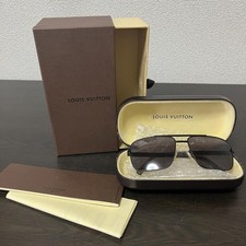 Louis Vuitton Attitude Pilot Sunglasses Black Z0340U Used