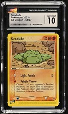 POP 31 Geodude 55/97 EX Dragon CGC 10 Gem Mint 2003 Hisao Nakamura on eBay