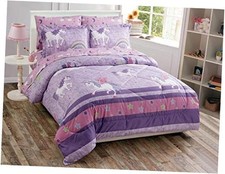 Better Home Style Juego de ropa de cama de 7 piezas con estampado de Completo