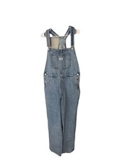 Levi Strauss  Co. Overalls Women Large Two Horse Brand Denim Jean Bib Premium