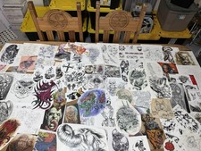 tatuaż flash art wycinanki