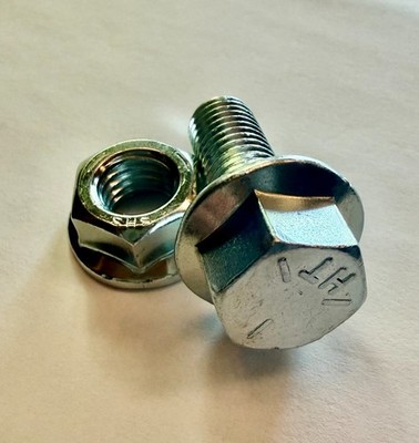 9/16 x 1.5'' GR5 Flange Bolt and Nut Assembly (Qty 40) Free Shipping