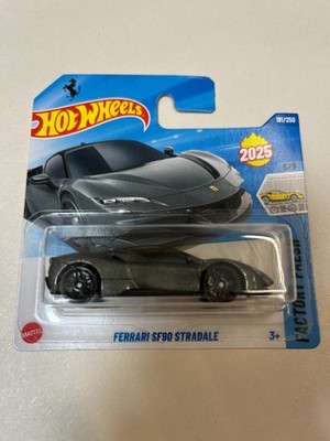 Hot Wheels 2025 Ferrari SF90 Stradale P Case - Grey UK Short Card