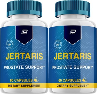 (2 Pack) Jertaris Supplement for Men   Jertaris Plus Pills Advanced Formula