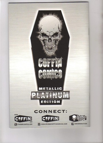 LADY DEATH: MASTERS #1 - DAWN MCTEIGUE PLATINUM METALLIC EDITION, #12/15, 9.9+ - Picture 8 of 9