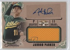 2014 Triple Threads Unity Jumbo Relics Emerald 43/50 Jarrod Parker Auto 6o3