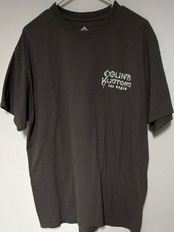 Count's Kustoms Las Vegas Blackjack Graphic Black Cotton T-Shirt XL Men
