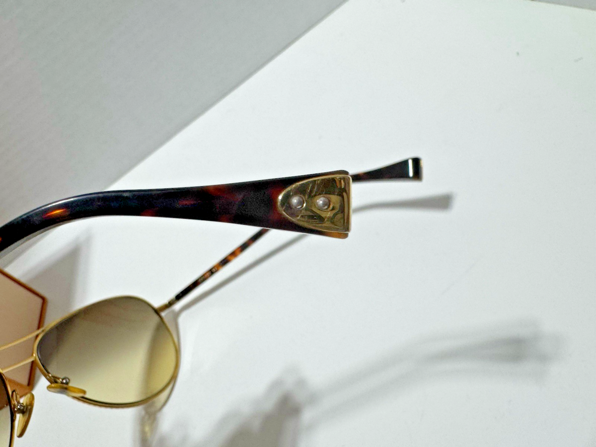 LOUIS VUITTON Z0164U Conspiracy LV Pilot Gold Monogram Sunglasses