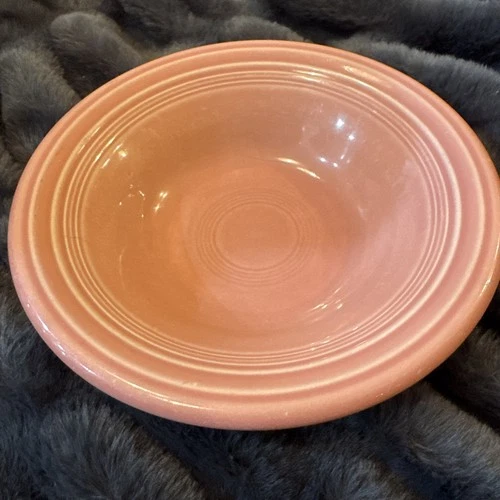 1997 Homer Laughlin Fiestaware Rose Pink 6 1/2" Diameter Bowl