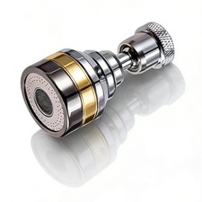 360 Swivel Kitchen Faucet Aerator Replacement 2-function Kitchen Faucet Spra...